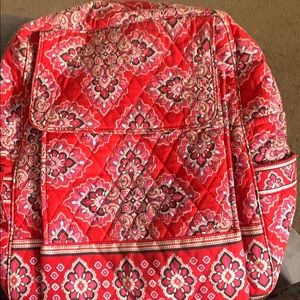 Red Vera Bradley backpack